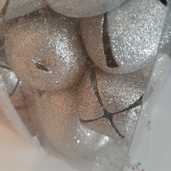 1 Lot of Decorative Metal Glitter Jingle Bells - Picture 8 of 13